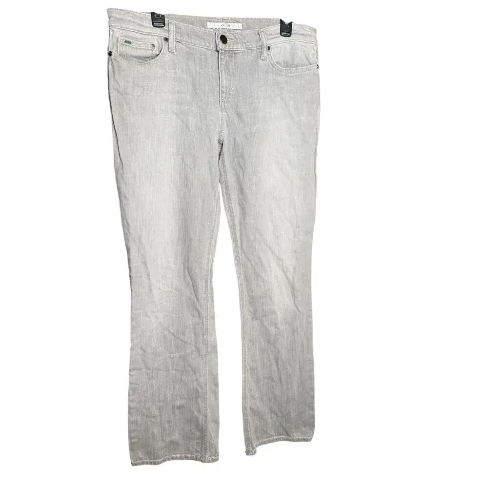 Joe’s Jeans Rocker Fit Men’s Light Gray Straight Leg Denim – W32, 35” Inseam